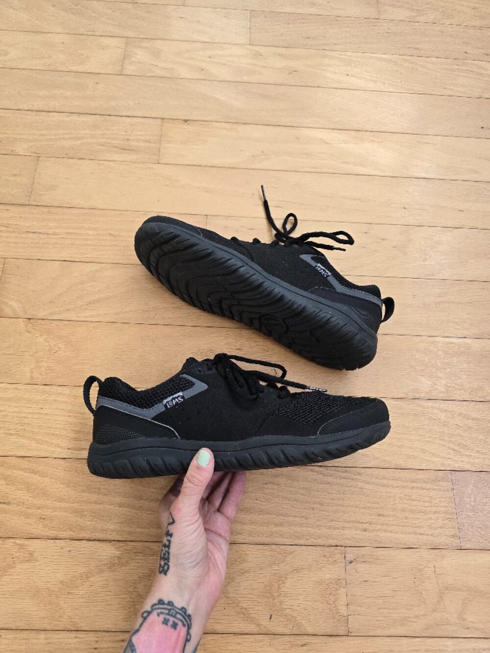 Lems | Primal Zen 'Black Asphalt' barefoot minimalist sneakers | MENS 10.5